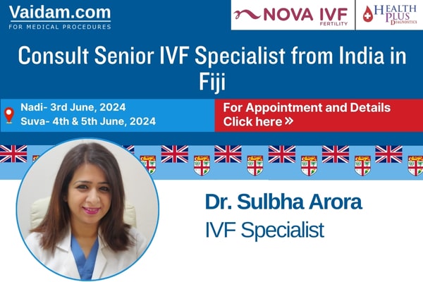 Uzazi wa Nova IVF India Huko Fiji 3 hadi 5 Juni 2024