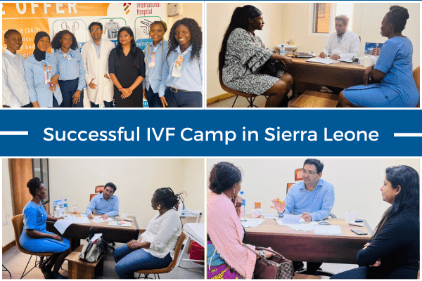 Campamento exitoso de FIV en Sierra Leona