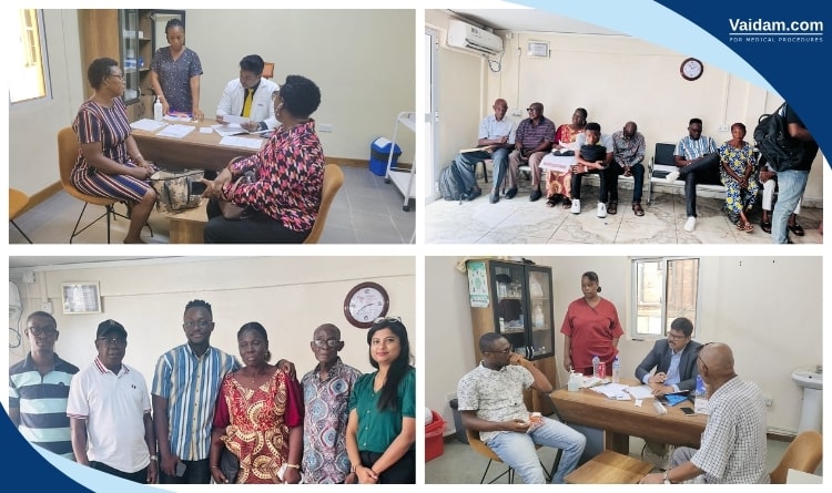vaidam conducted medical camp for cancer and kidney patients at sierra leone