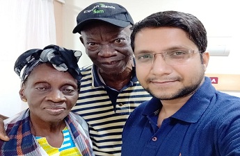 Cyril from Sierra Leone Happily Goes back Home After a Successful Prostatectomy in India