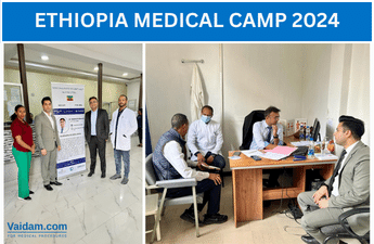 Успешный ортопедический медицинский лагерь в Эфиопии с больницей Аакаш, Индия
