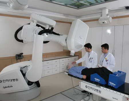 Inha University Hospital, Incheon; CyberKnife for cancer and non-cancerous tumours.