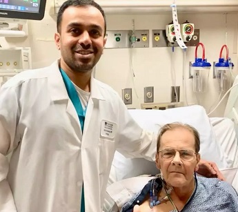 Dr. Aditya Bharadwaj  / American patient David Quiett