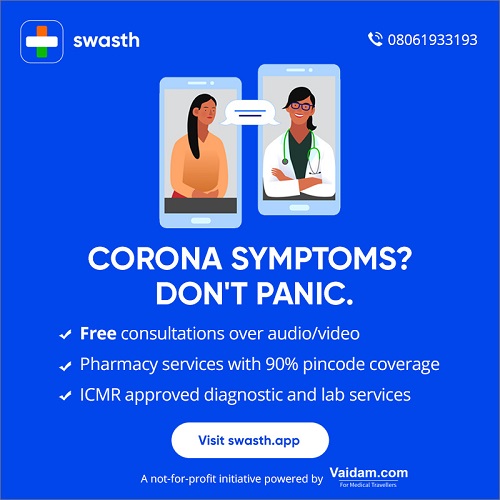 Swasth, app for Corona care