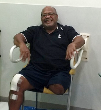 Tevita/ knee replacement/ Fiji