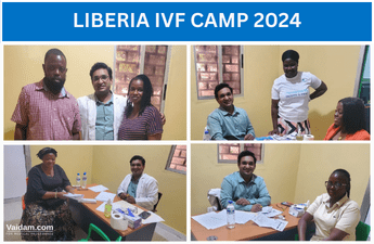 Successful IVF Camp in Liberia with Dr. Ankush Raut from Apollo Fertility, India