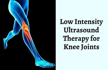 Low-intensity ultrasound therapy for knee joints