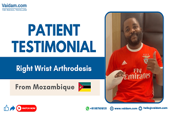 Mozambique Patient Successfully Treated With a Wrist Arthrodesis in India