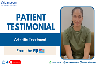 Un pacient din Fiji a primit un tratament de succes pentru artrită în India