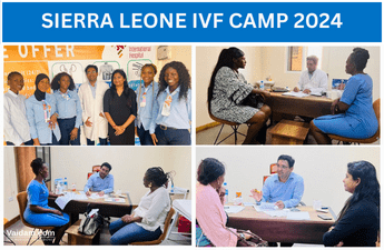 vaidam conduziu acampamento médico de fertilização in vitro em Serra Leoa