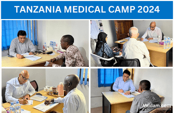 vaidam realizó un campamento médico con un especialista en cáncer y un neurocirujano en tanzania